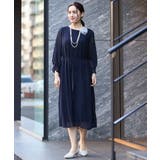 【大きいサイズ/11号サイズあり】サイドプリーツワンピース | eur3 | 詳細画像1 