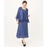 【大きいサイズ】レースブラウス×ジョーゼットスカートセットアップ | eur3 | 詳細画像11 