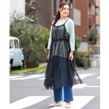 【大きいサイズ】チュールキャミワンピース | eur3 | 詳細画像1 