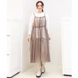 【大きいサイズ】チュールキャミワンピース | eur3 | 詳細画像4 