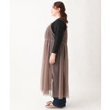 【大きいサイズ】チュールキャミワンピース | eur3 | 詳細画像8 