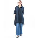 【大きいサイズ】コットンイレヘムシャツチュニック | eur3 | 詳細画像14 