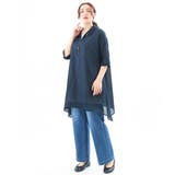 【大きいサイズ】コットンイレヘムシャツチュニック | eur3 | 詳細画像15 