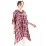 【大きいサイズ】コットンイレヘムシャツチュニック | eur3 | 詳細画像16 