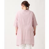 【大きいサイズ】コットンイレヘムシャツチュニック | eur3 | 詳細画像5 