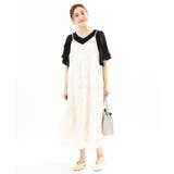 【大きいサイズ】レースキャミワンピース | eur3 | 詳細画像1 