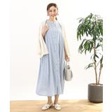 【大きいサイズ】カットジャカードコットンワンピース | eur3 | 詳細画像1 