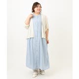 【大きいサイズ】カットジャカードコットンワンピース | eur3 | 詳細画像16 