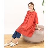 【大きいサイズ】アイレットレースチュニック | eur3 | 詳細画像13 