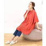 【大きいサイズ】アイレットレースチュニック | eur3 | 詳細画像14 