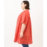 【大きいサイズ】アイレットレースチュニック | eur3 | 詳細画像3 