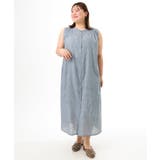 【大きいサイズ】コットンノースリーブワンピース | eur3 | 詳細画像19