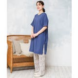 【大きいサイズ/接触冷感】ボクシーシルエットチュニック | eur3 | 詳細画像4