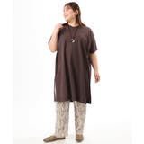 【大きいサイズ/接触冷感】ボクシーシルエットチュニック | eur3 | 詳細画像6