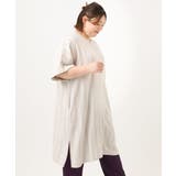 【大きいサイズ】ストライプカフタンチュニック | eur3 | 詳細画像6 