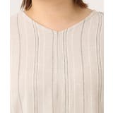 【大きいサイズ】ストライプカフタンチュニック | eur3 | 詳細画像9 