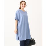 【大きいサイズ/接触冷感】カノコボクシーシルエットチュニック | eur3 | 詳細画像15 