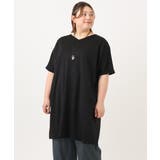 【大きいサイズ/接触冷感】カノコボクシーシルエットチュニック | eur3 | 詳細画像18 