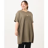 【大きいサイズ/接触冷感】カノコボクシーシルエットチュニック | eur3 | 詳細画像5 