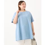 【大きいサイズ/soso×eur3】レースラグランチュニック | eur3 | 詳細画像1