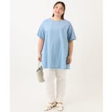 【大きいサイズ/soso×eur3】レースラグランチュニック | eur3 | 詳細画像11