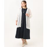 ネイビー(57) | 【大きいサイズ/soso×eur3】2wayノースリーブワンピース | eur3