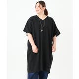 【大きいサイズ】コットンレースVネックチュニック | eur3 | 詳細画像13