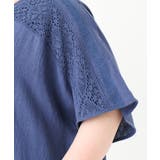 【大きいサイズ】コットンレースVネックチュニック | eur3 | 詳細画像6