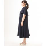 【大きいサイズ】フレアスリーブワンピース | eur3 | 詳細画像4