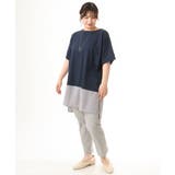 【大きいサイズ/接触冷感】バイカラーコンビチュニック | eur3 | 詳細画像10