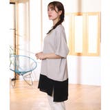 【大きいサイズ/接触冷感】バイカラーコンビチュニック | eur3 | 詳細画像13