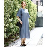 【大きいサイズ/接触冷感】カノコサイドスリットワンピース | eur3 | 詳細画像2 