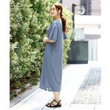 【大きいサイズ/接触冷感】カノコサイドスリットワンピース | eur3 | 詳細画像3 