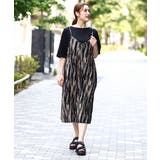 【大きいサイズ】プリーツキャミワンピース | eur3 | 詳細画像2 