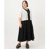 【大きいサイズ】バイカラーノースリーブワンピース | eur3 | 詳細画像20 