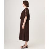 【大きいサイズ/接触冷感/UVカット】メッシュレイヤードワンピース | eur3 | 詳細画像5 