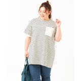 【大きいサイズ】胸ポケット付きTシャツチュニック | eur3 | 詳細画像15 