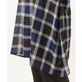 【大きいサイズ】シアーチェックシャツチュニック | eur3 | 詳細画像12 