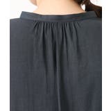 【大きいサイズ】サテンギャザーチュニック | eur3 | 詳細画像10 