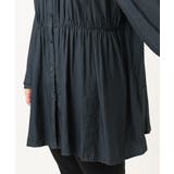 【大きいサイズ】サテンギャザーチュニック | eur3 | 詳細画像13 