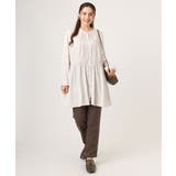 【大きいサイズ】サテンギャザーチュニック | eur3 | 詳細画像19 