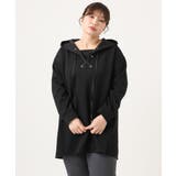 【大きいサイズ】レースアップダンボールフーディー | eur3 | 詳細画像20 