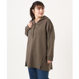 【大きいサイズ】レースアップダンボールフーディー | eur3 | 詳細画像6 