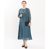 【大きいサイズ】レースセットアップ風ワンピース | eur3 | 詳細画像1 