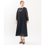 【大きいサイズ】レースセットアップ風ワンピース | eur3 | 詳細画像15 