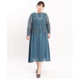 【大きいサイズ】レースセットアップ風ワンピース | eur3 | 詳細画像4 