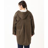 【大きいサイズ】コーデュロイフーディーシャツチュニック | eur3 | 詳細画像10 