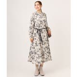 【大きいサイズ】プリント花柄ワンピース | eur3 | 詳細画像1 