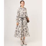 【大きいサイズ】プリント花柄ワンピース | eur3 | 詳細画像2 