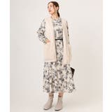 【大きいサイズ】プリント花柄ワンピース | eur3 | 詳細画像4 